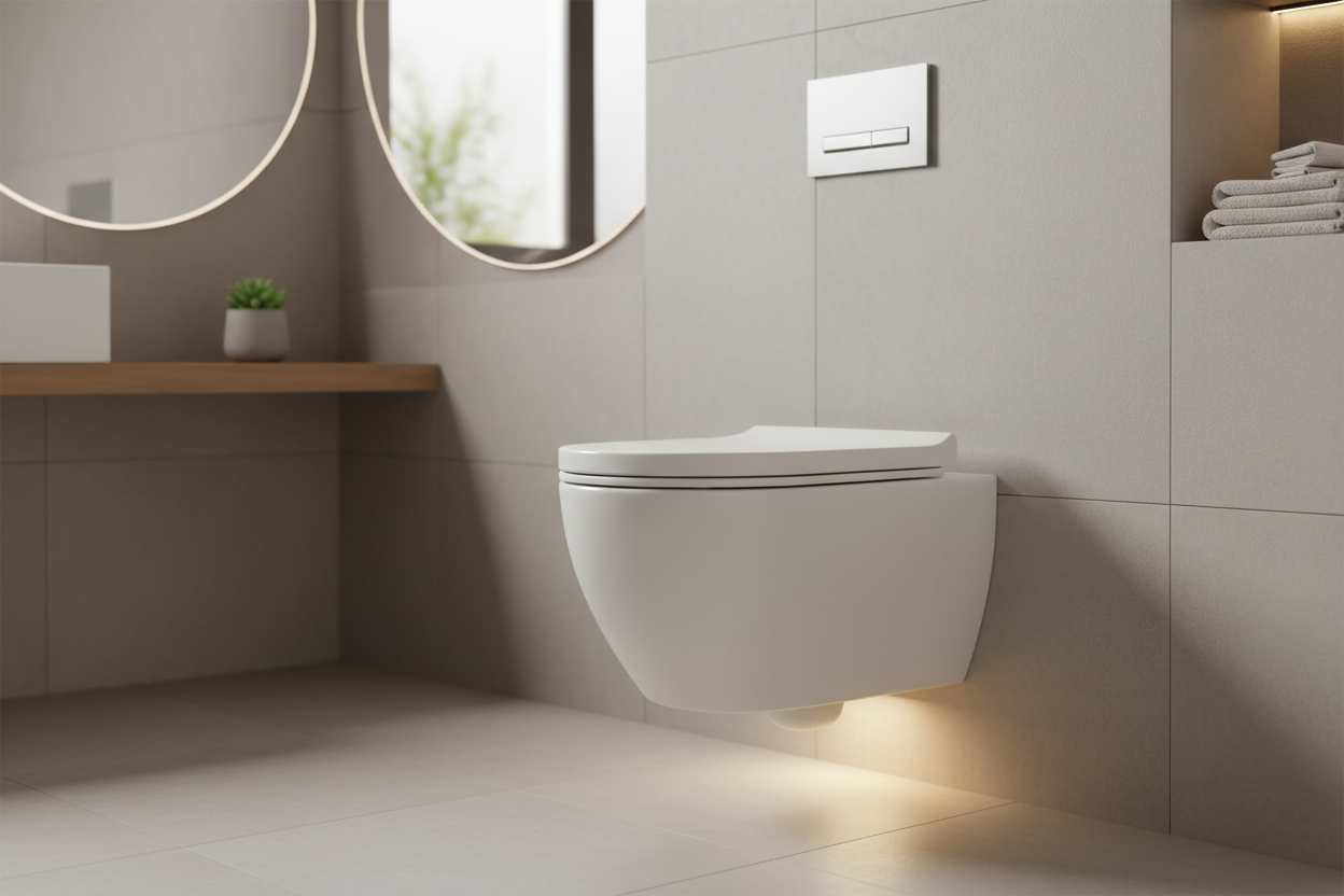 Væghængt Toilet Uden Skyllekant: En Hygienisk og Stilren Løsning til Dit Badeværelse